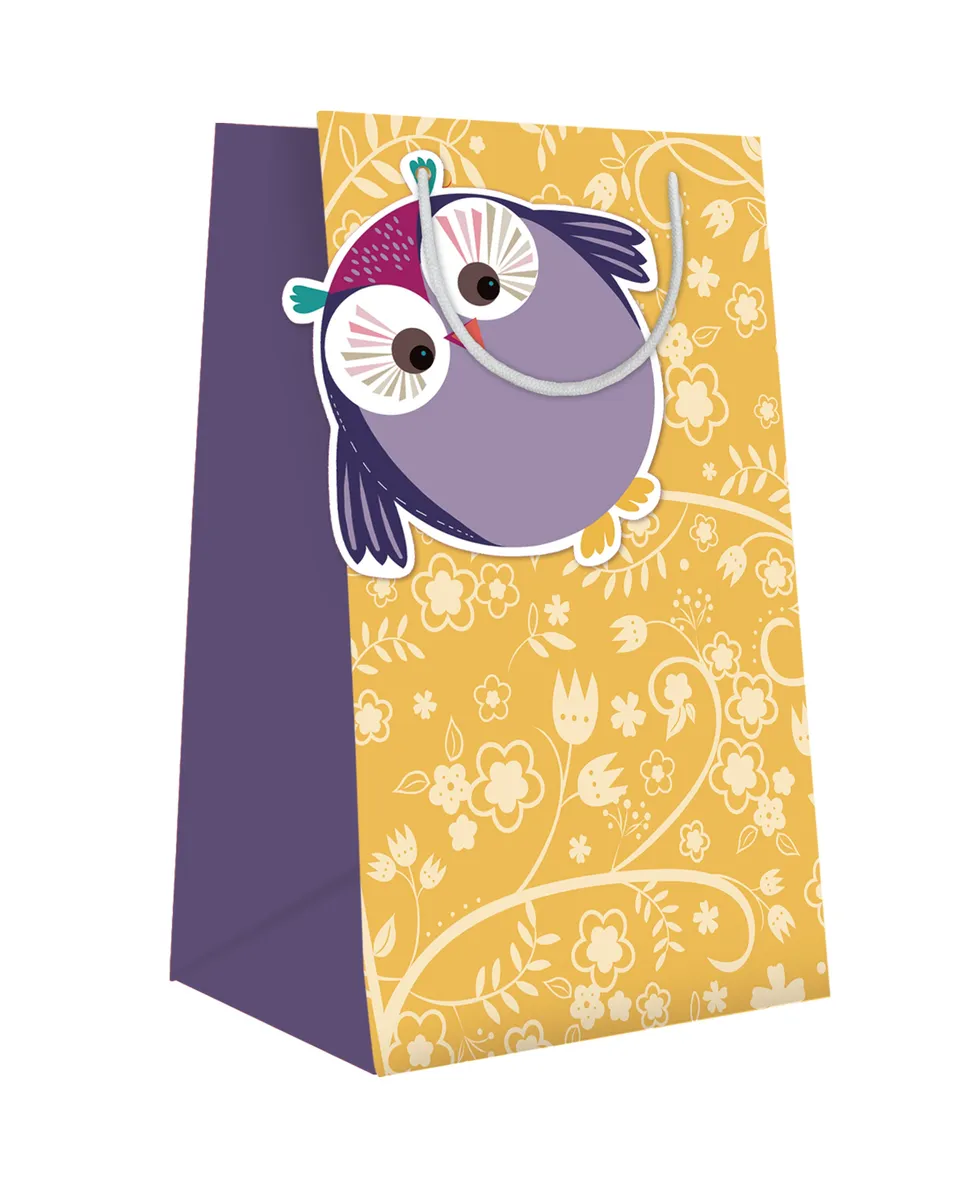 otter-house-gift-packaging-owl-geschenkt-te-klein-eule-blumen image 1