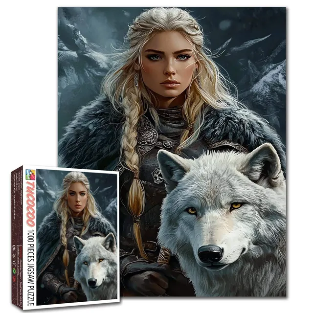 tucocoo-jigsaw-valkyrie-of-the-north-puzzle-1000-teile-fantasy image 1