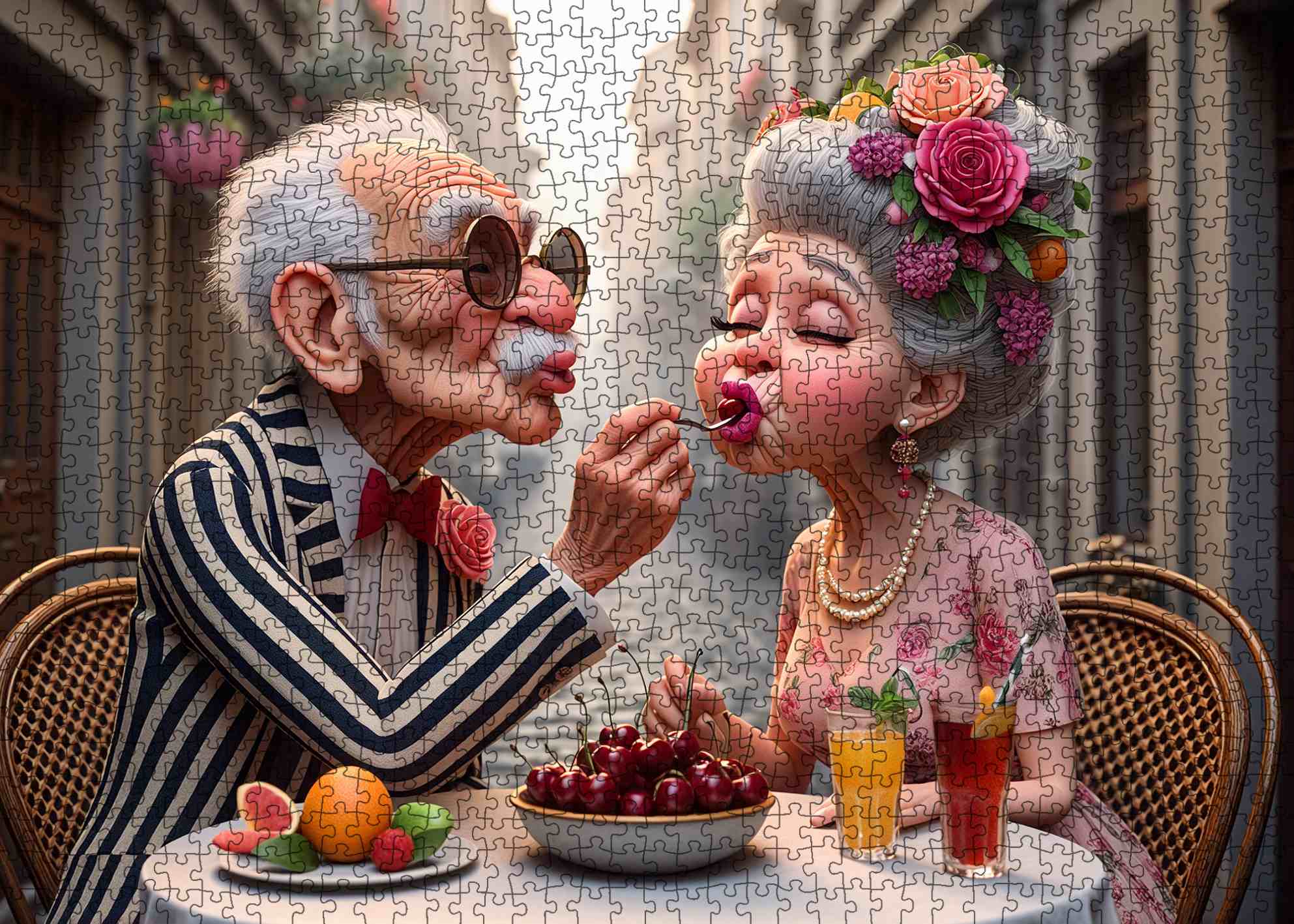 tucocoo-cherry-kiss-romance-puzzle-1000-teile-liebe image 2