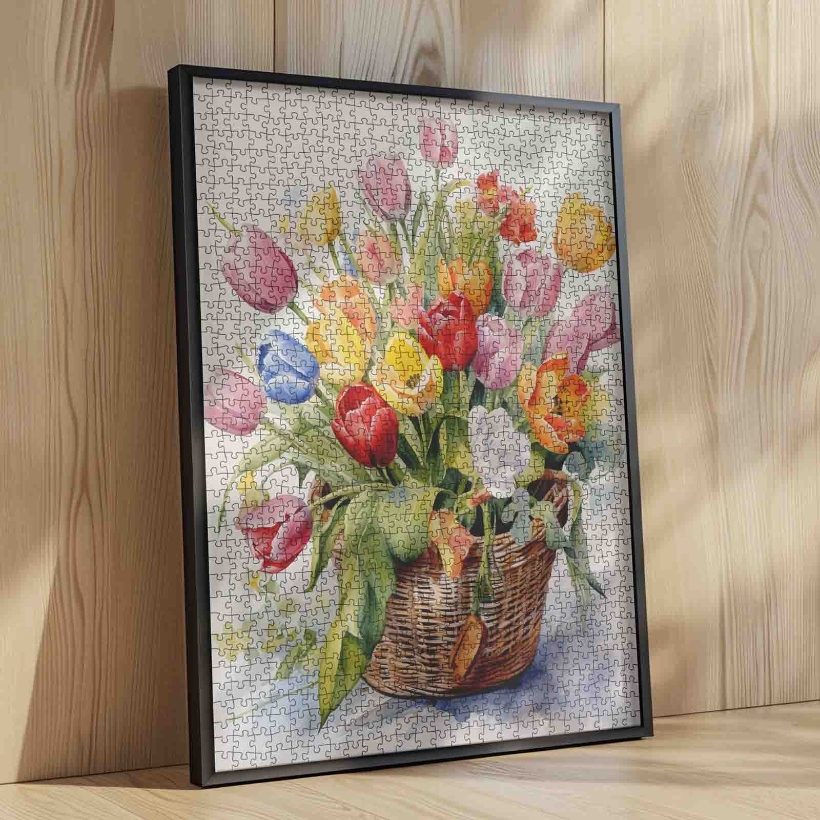 tucocoo-spring-tulip-basket-puzzle-1000-teile-tulpen image 4