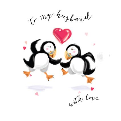 otter-house-valentines-to-my-husband-valentinskarte-ehemann image 1