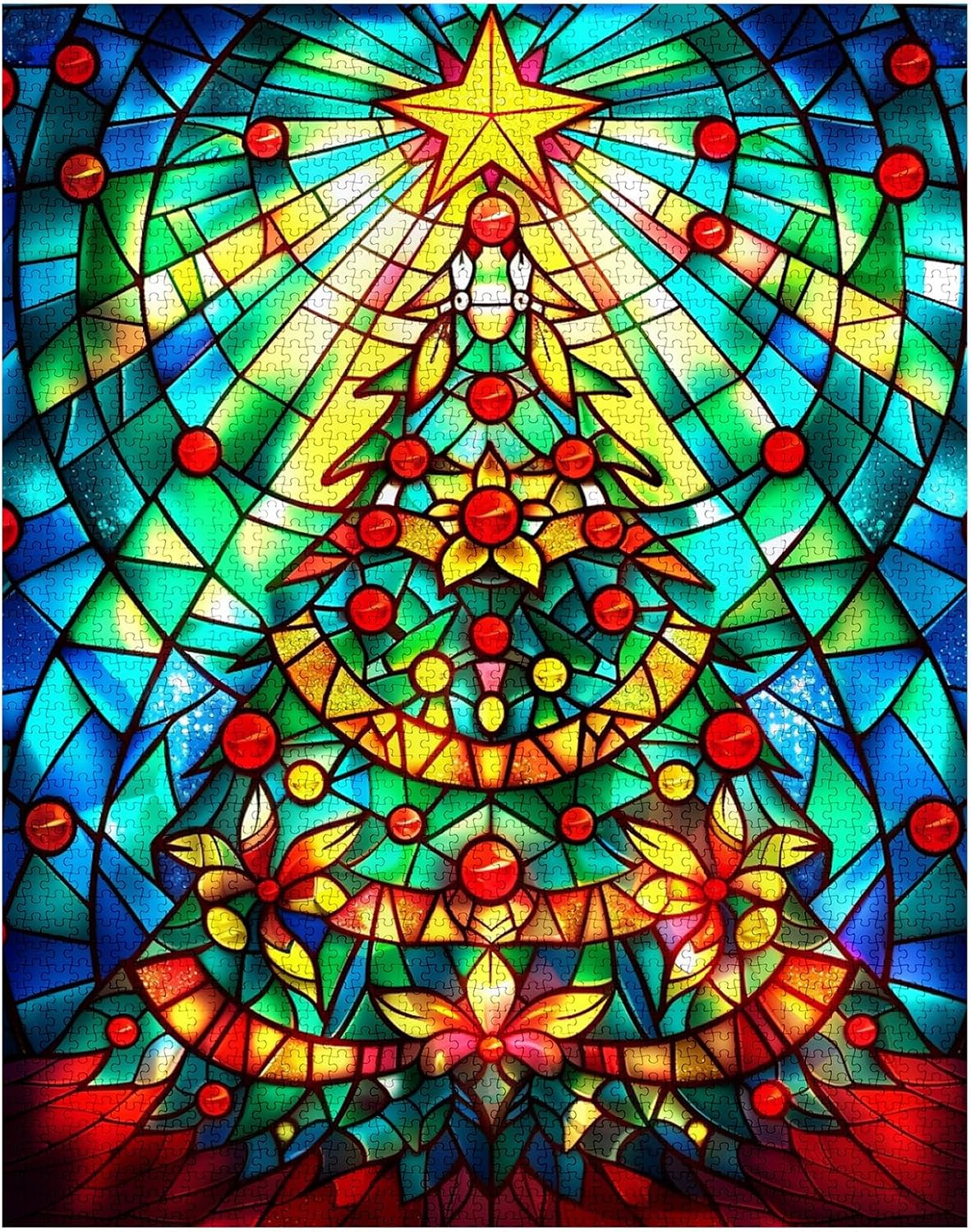 tucocoo-beautiful-christmas-tree-puzzle-1000-teile-glas image 2