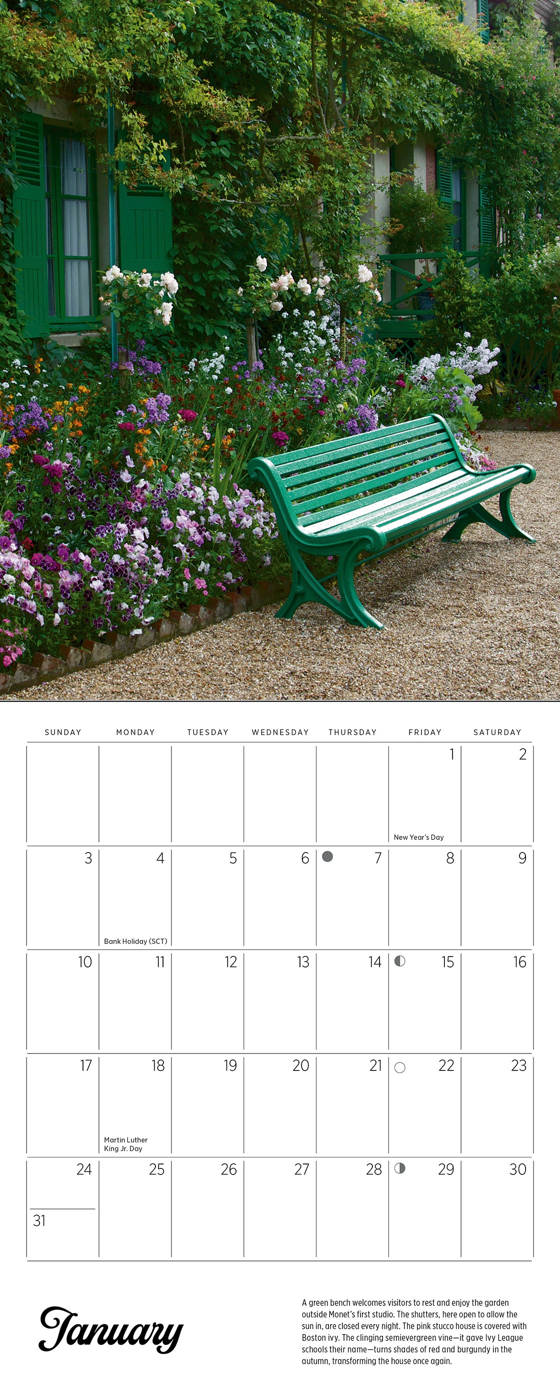 pomegranate-monet-s-passion-giverny-2027-mini-wandkalender-garten image 3