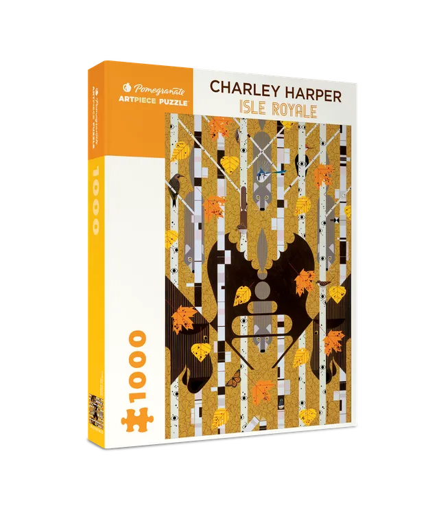 pomegranate-charley-harper-isle-royale-puzzle-1000-teile image 1