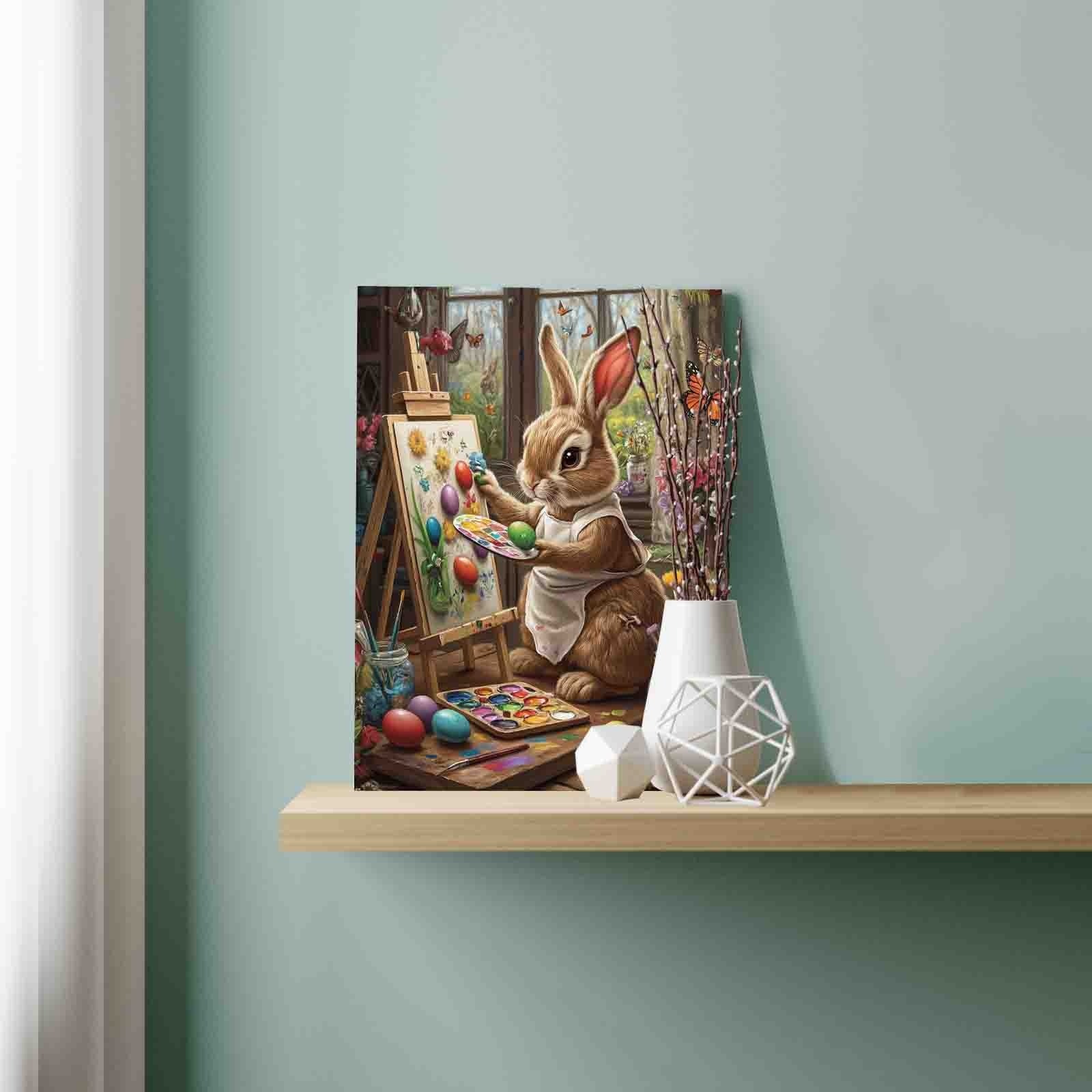 tucocoo-paint-by-numbers-creative-bunny-artist-malset-ostern-ohne-rahmen image 3