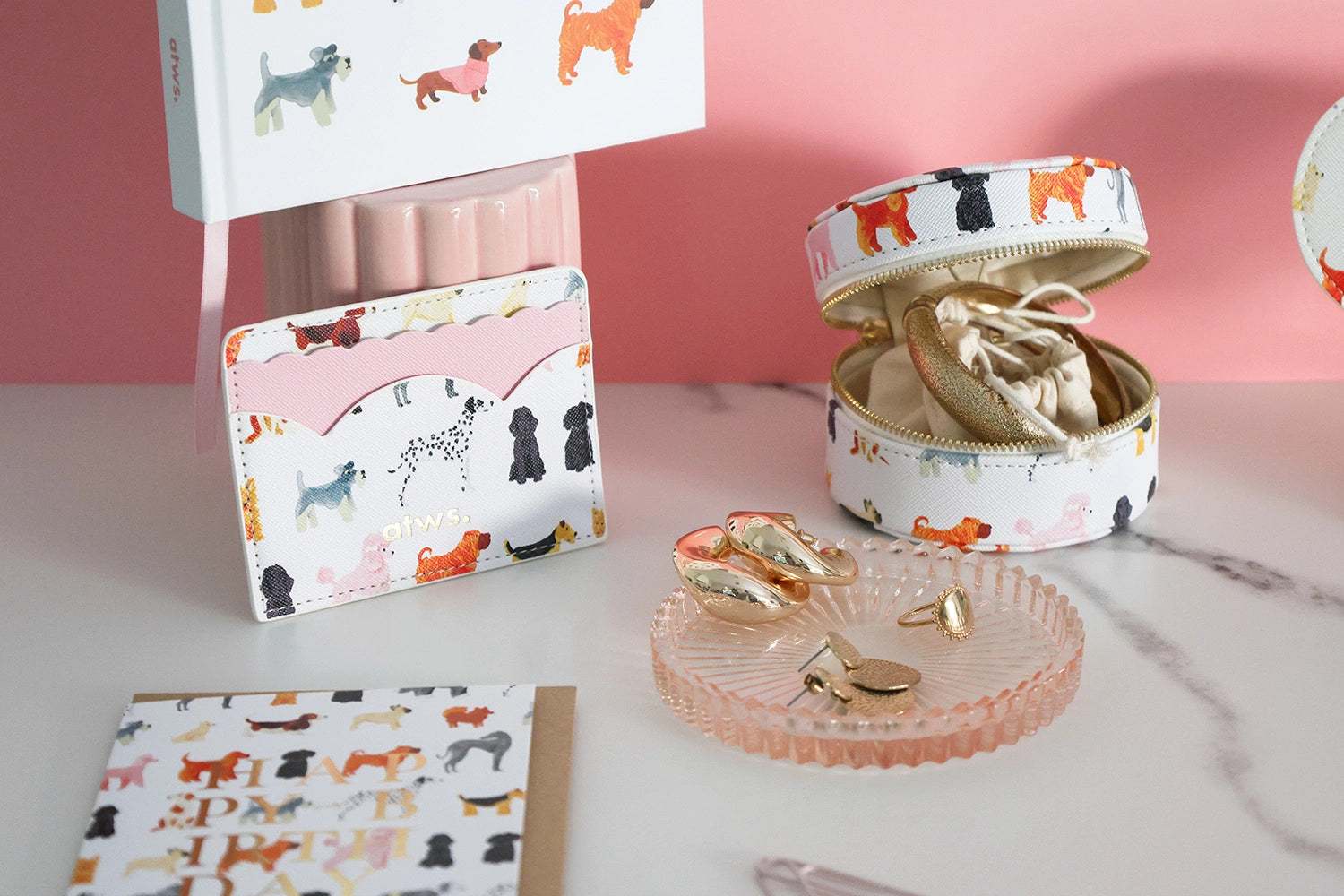 all-the-ways-to-say-dogs-kartenhalter-hunde-kunstleder image 4