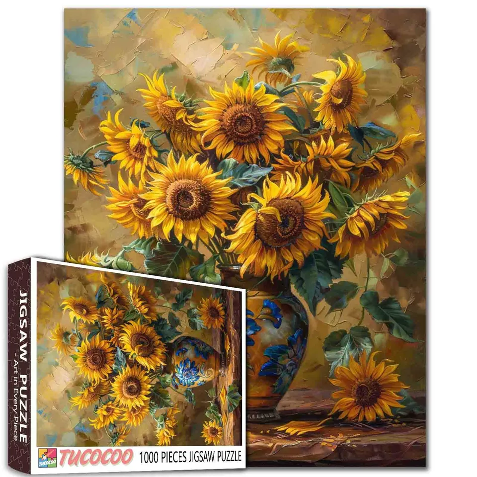 tucocoo-vase-of-sunflowers-puzzle-1000-teile-vase image 1