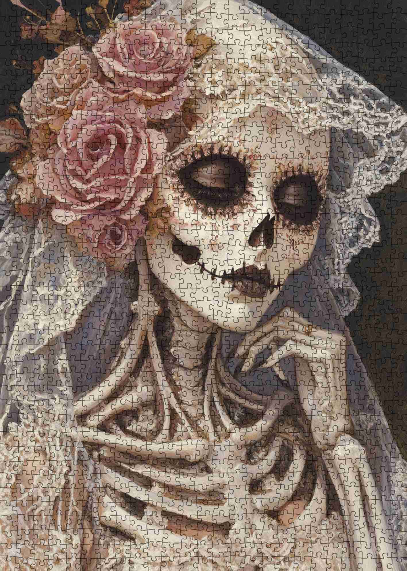 tucocoo-jigsaw-skeleton-bride-in-bloom-puzzle-1000-teile image 2