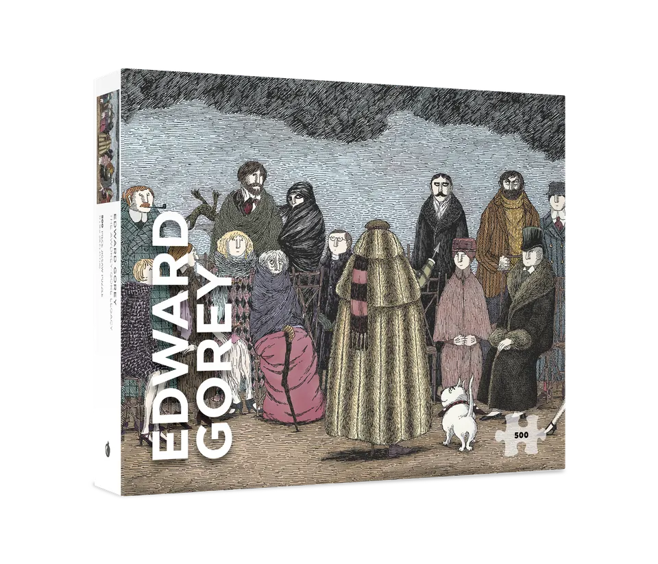 pomegranate-edward-gorey-awdrey-gore-500-teile-puzzle-humor image 1