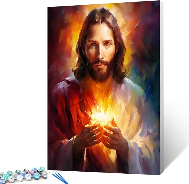 tucocoo-sacred-heart-of-jesus-malen-nach-zahlen-40x50-ohne-rahmen image 1