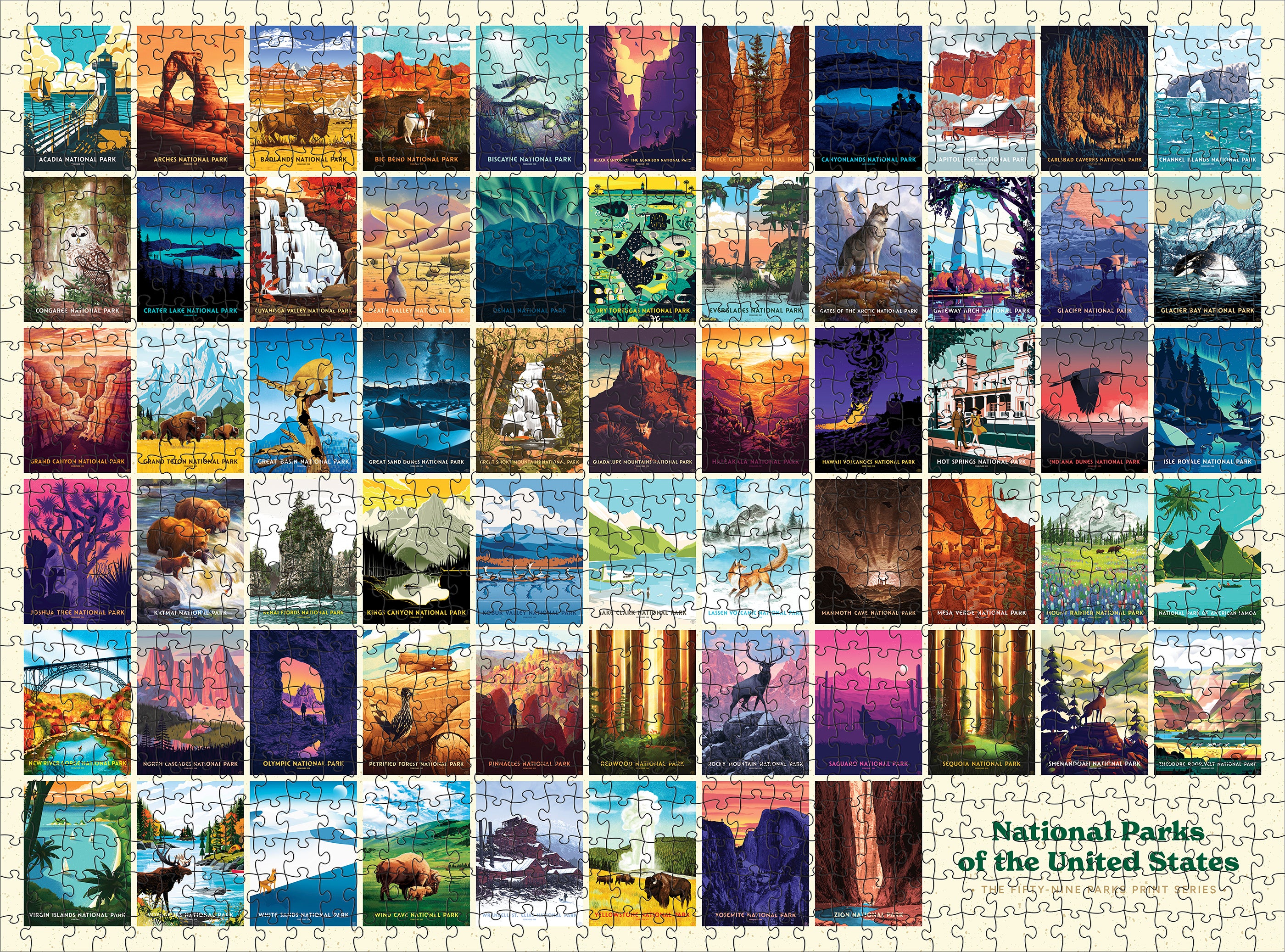pomegranate-national-parks-1000-teile-puzzle-landschaft image 2