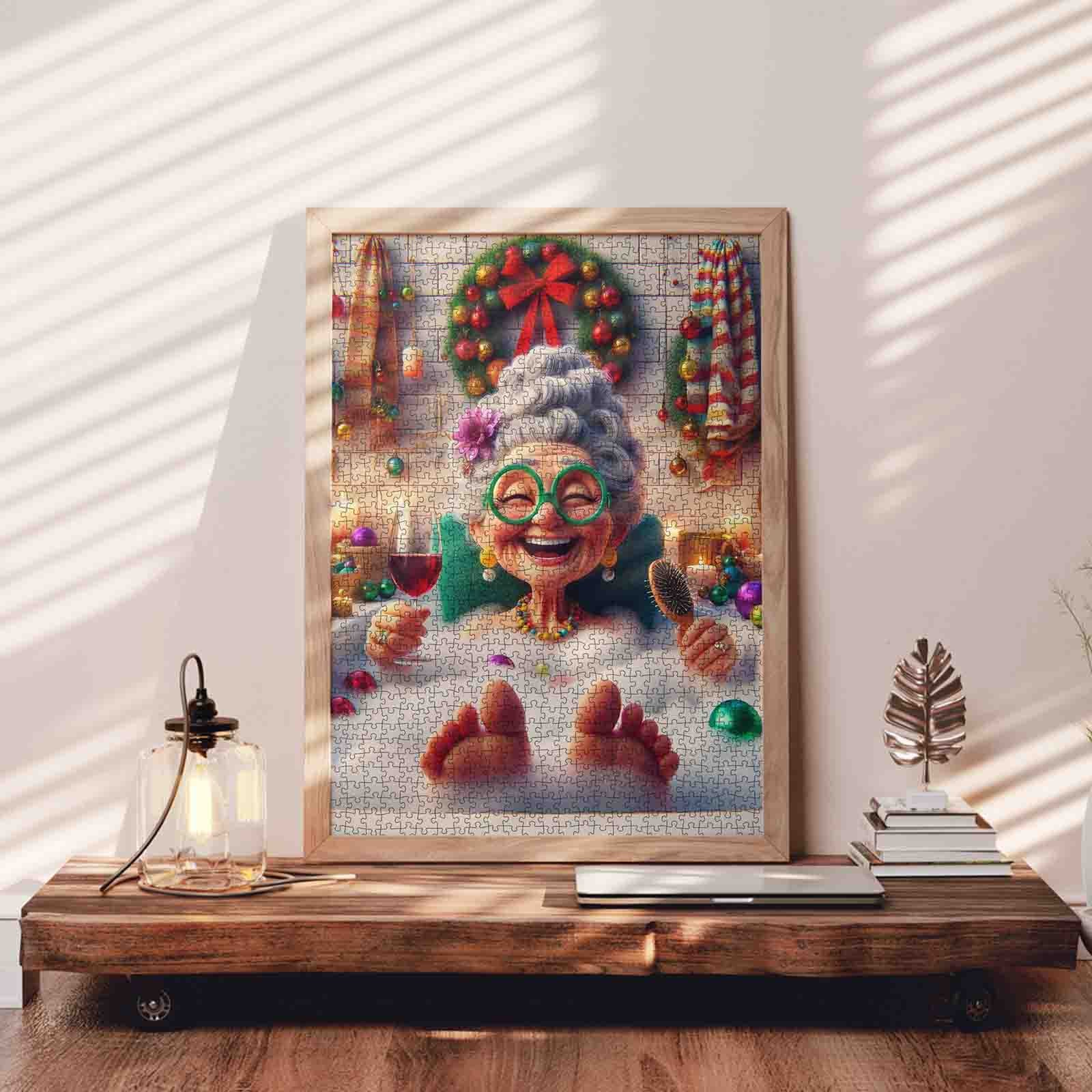 tucocoo-christmas-bubble-bath-puzzle-1000-teile-oma image 3