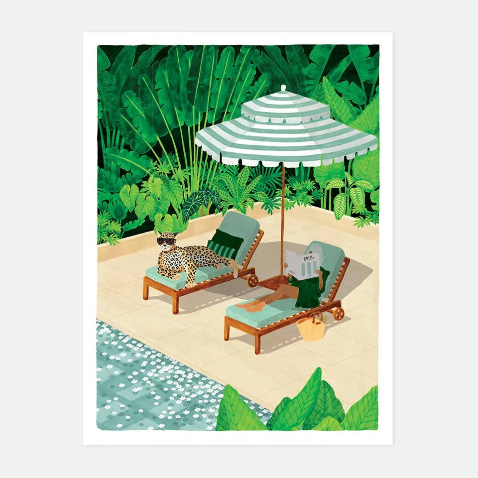 all-the-ways-to-say-summer-pool-poster-palmen-30x40-cm image 1