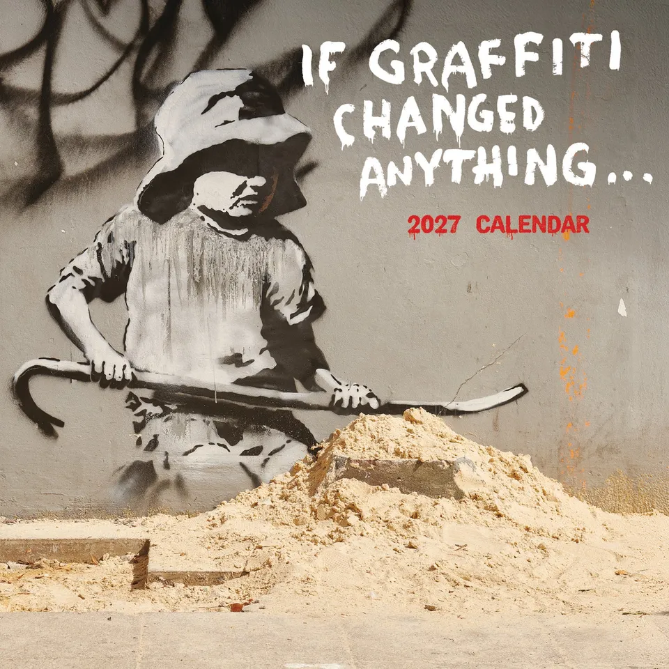 otter-house-calendars-banksy-graffiti-wandkalender-2027-kunst image 1