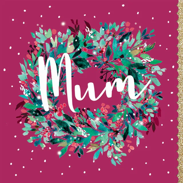 otter-house-wreath-weihnachtskarte-mum-kranz-motiv image 1