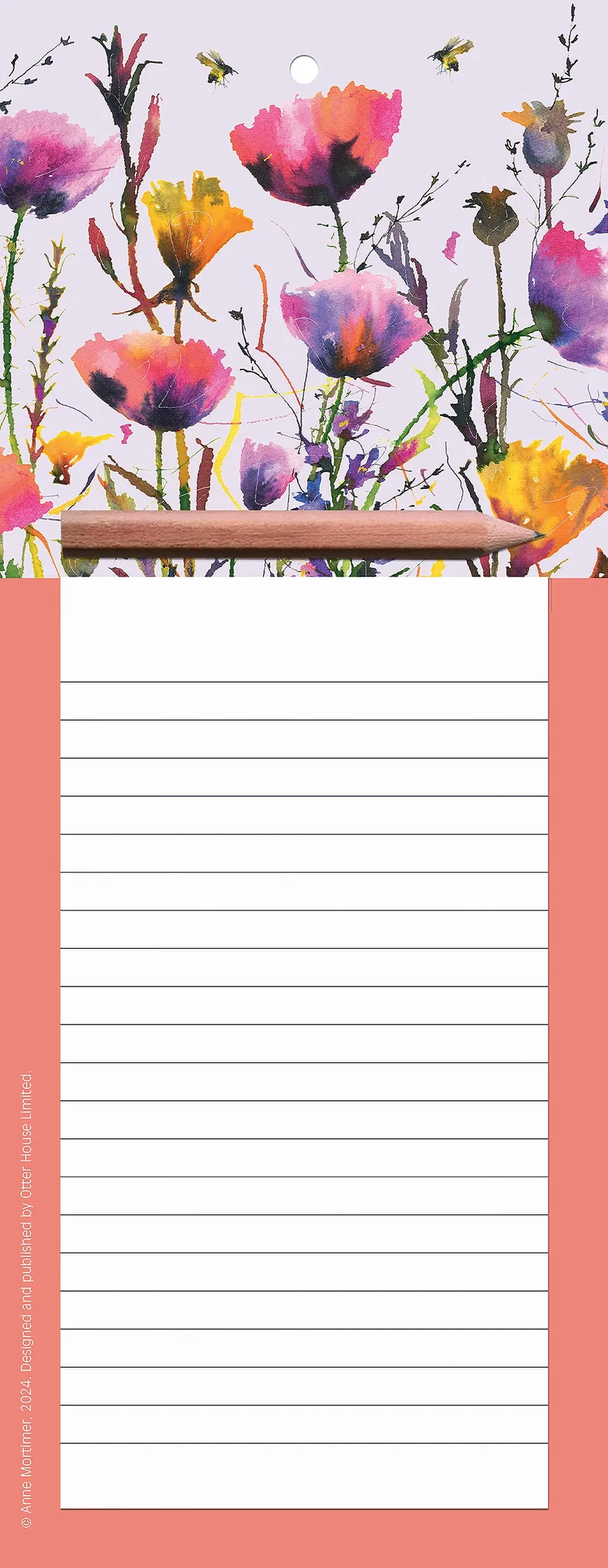 otter-house-stationery-gift-colourful-garden-notizblock-magnetisch-bunt image 1