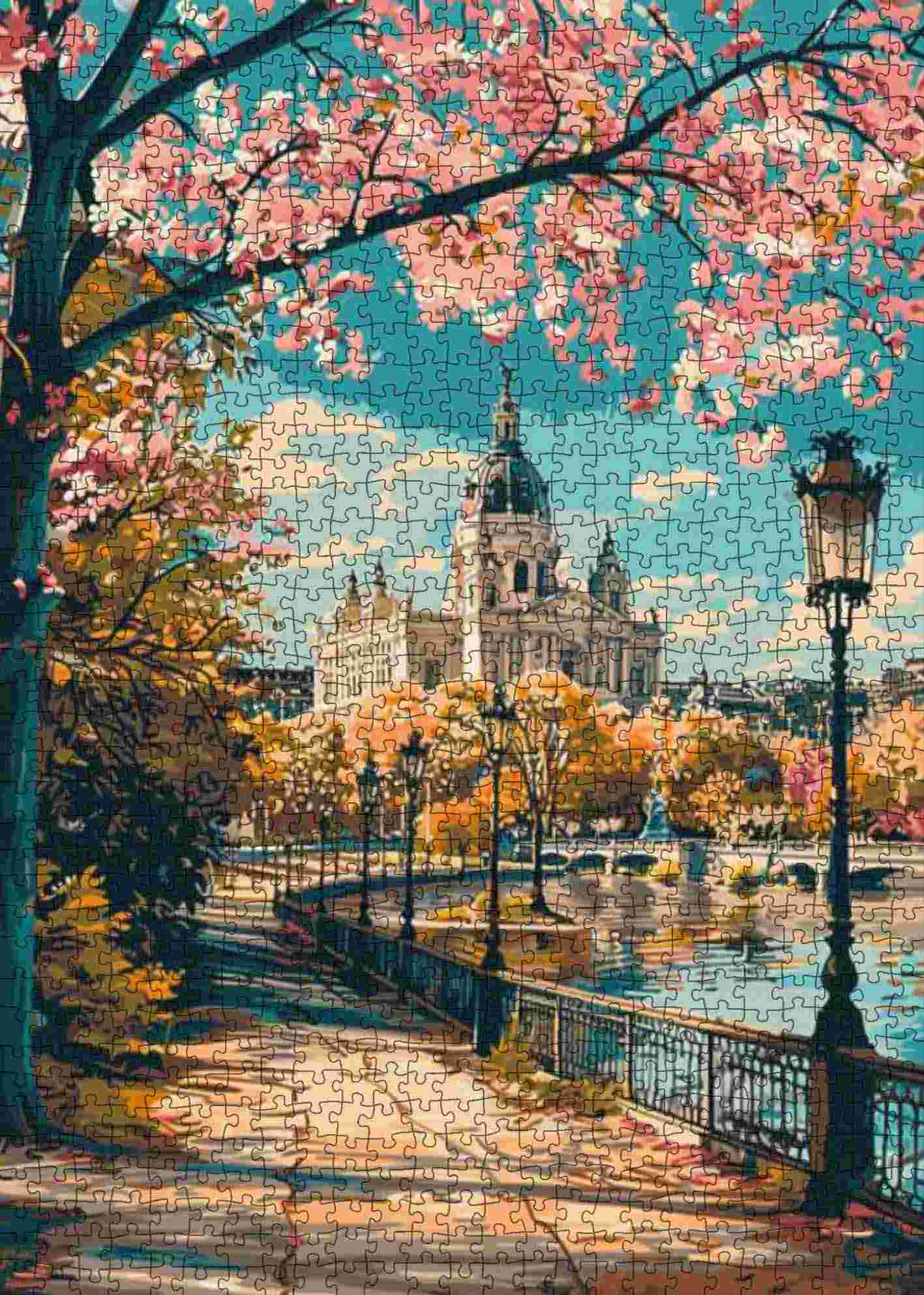 tucocoo-jigsaw-puzzles-spring-cathedral-walk-puzzle-1000-teile-landschaft image 2