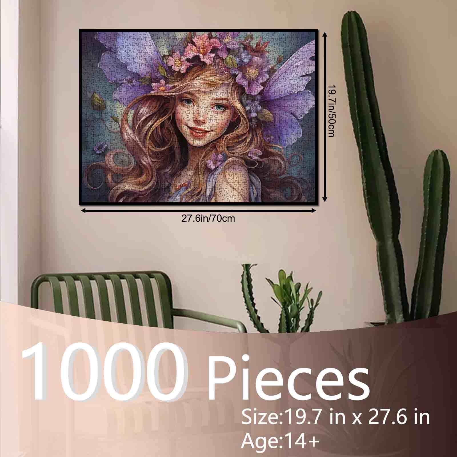 tucocoo-jigsaw-puzzles-fairy-lavender-wings-puzzle-1000-teile-fee image 5