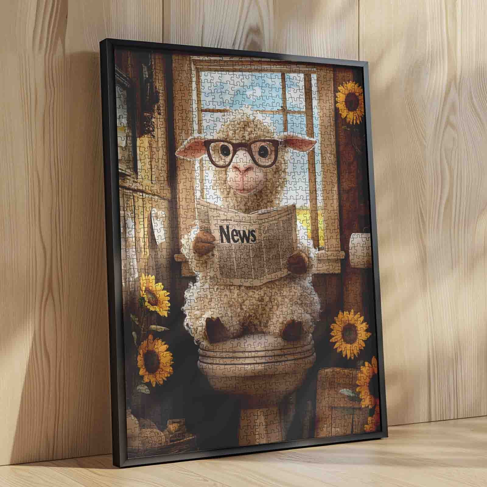 tucocoo-jigsaw-puzzles-schaf-puzzle-1000-teile-badezimmer image 4