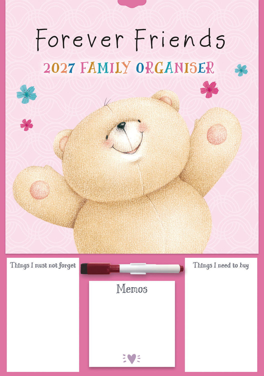 otter-house-forever-friends-planner-a3-kalender-2027-familienplaner image 1