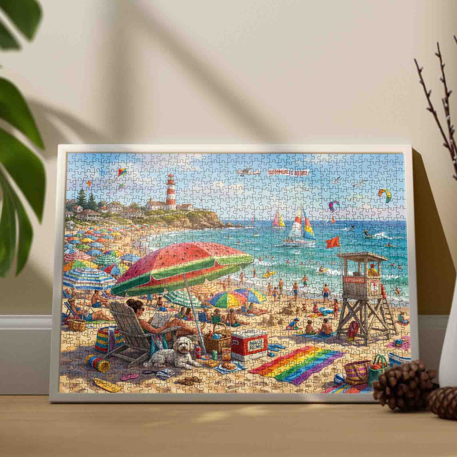 tucocoo-jigsaw-puzzles-summer-beach-puzzle-1000-teile-strand image 3