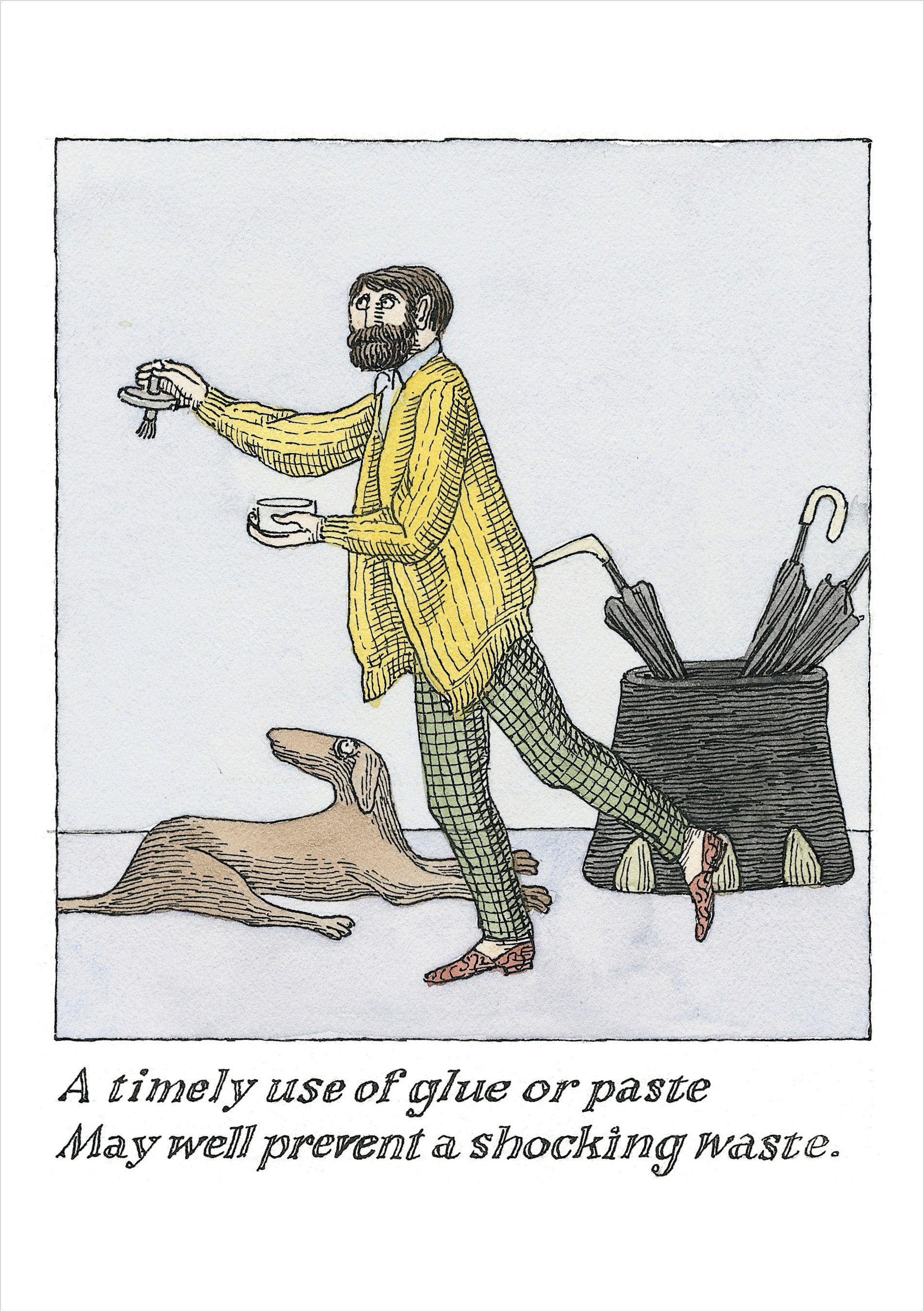 pomegranate-boxed-notecards-edward-gorey-verse-advice-karten-20er image 5