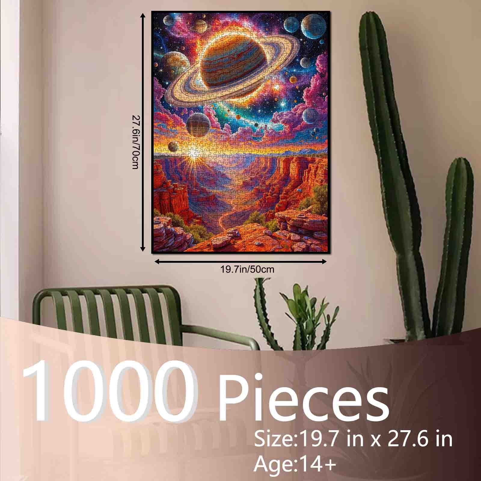 tucocoo-cosmic-saturn-canyon-puzzle-1000-teile-weltall image 5