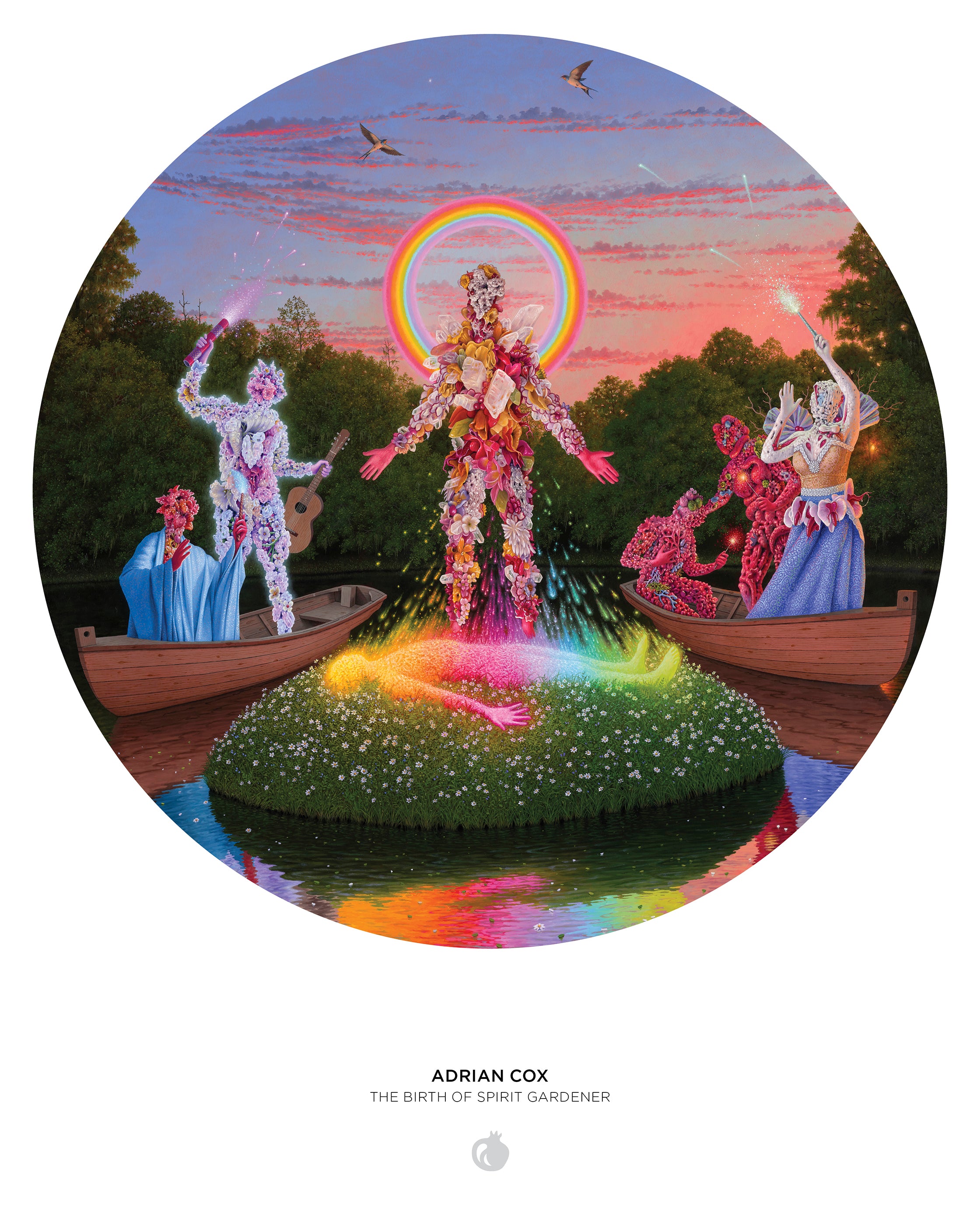 pomegranate-birth-of-spirit-gardener-puzzle-rund-500-teile image 3