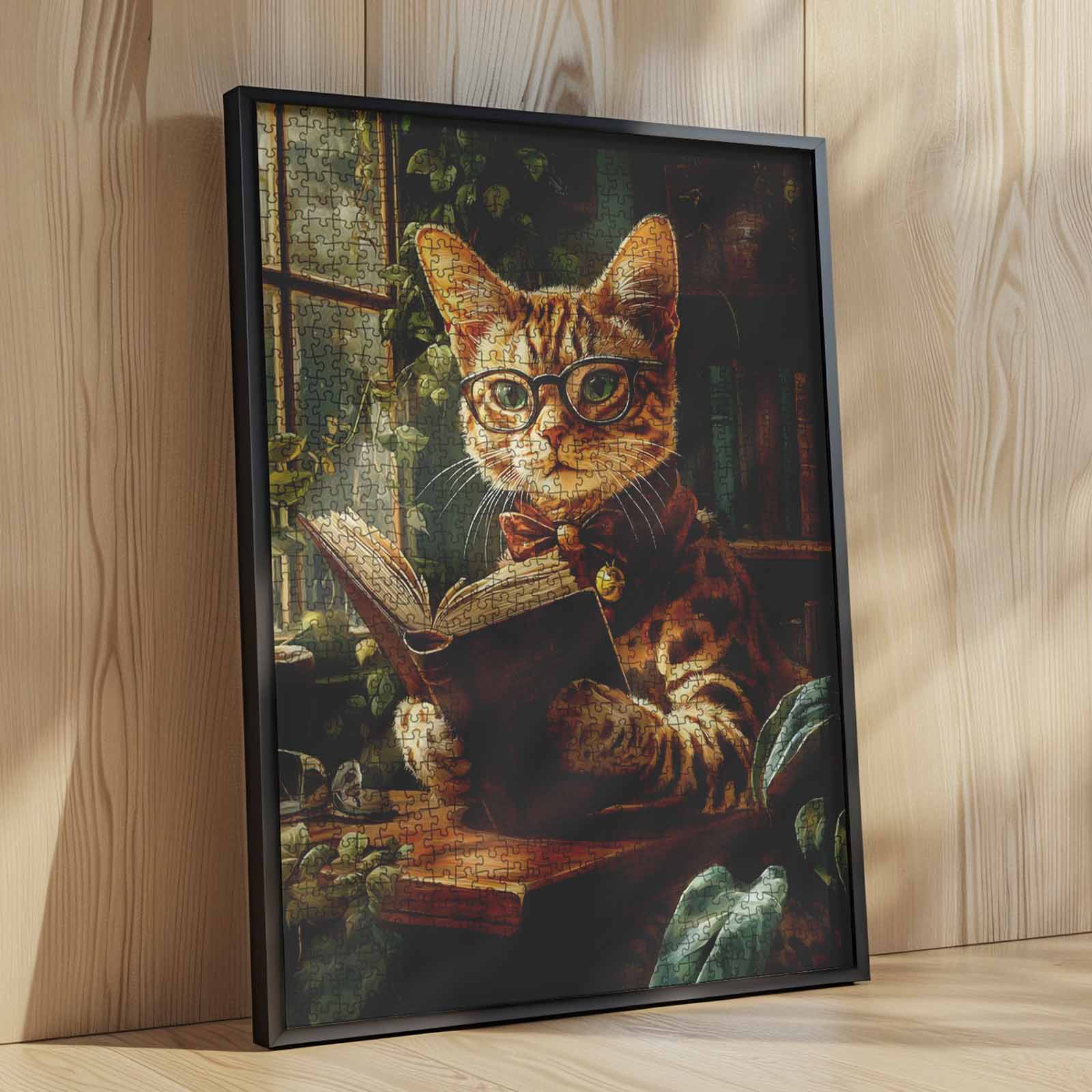 tucocoo-smart-cat-reading-puzzle-1000-teile-katze image 4