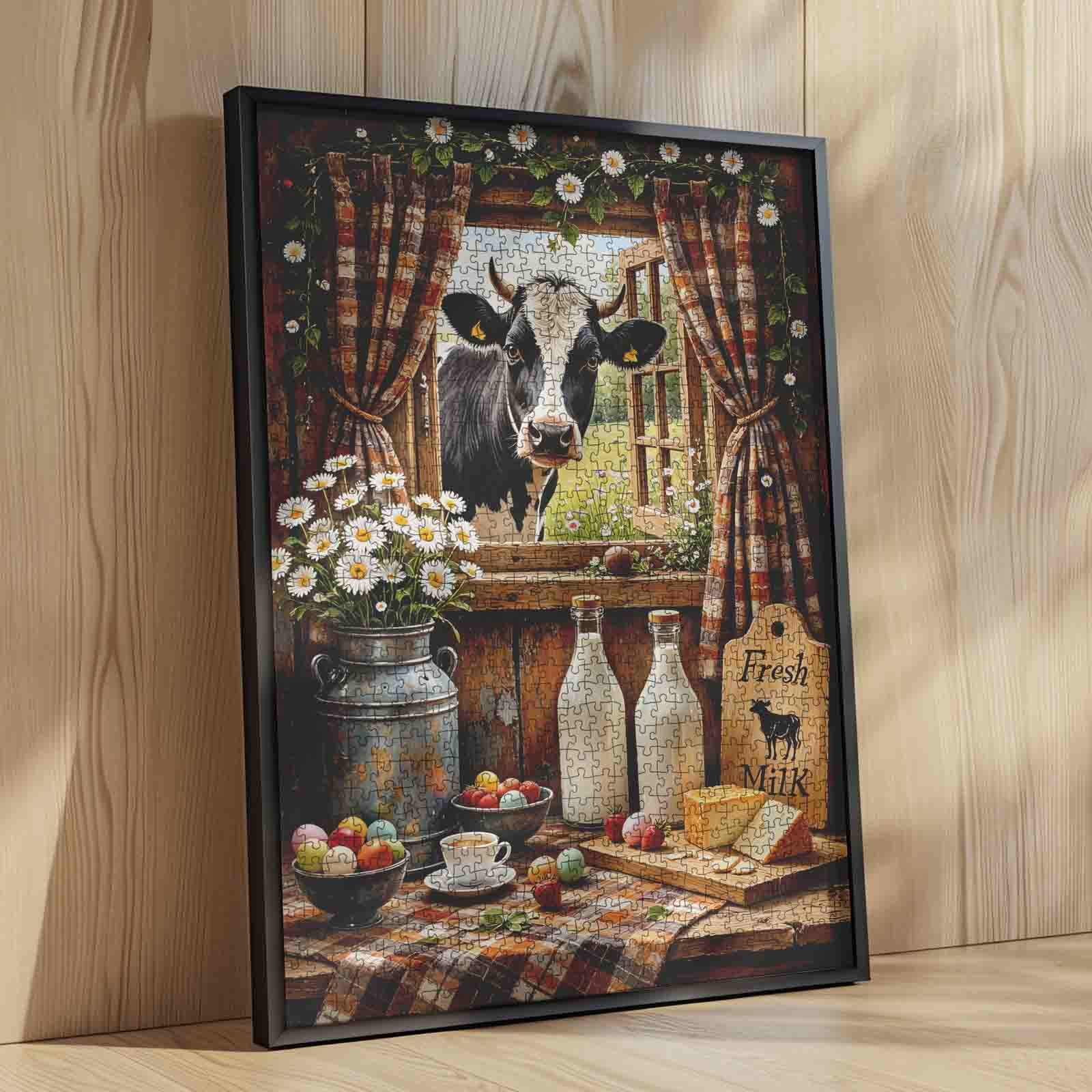 tucocoo-fresh-farmhouse-cow-puzzle-1000-teile-kuh-fenster image 4