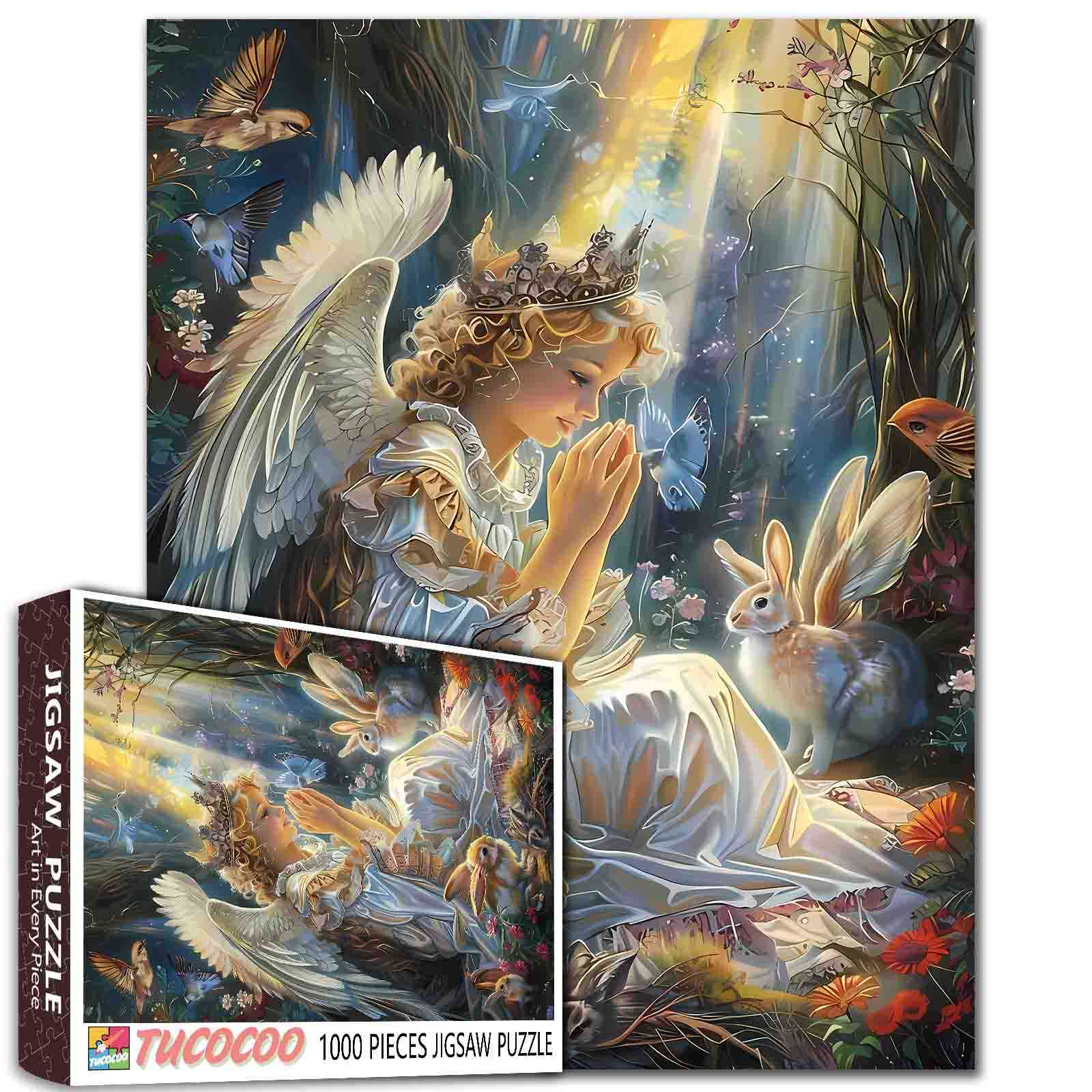 tucocoo-forest-guardian-angel-puzzle-1000-teile-engel image 1