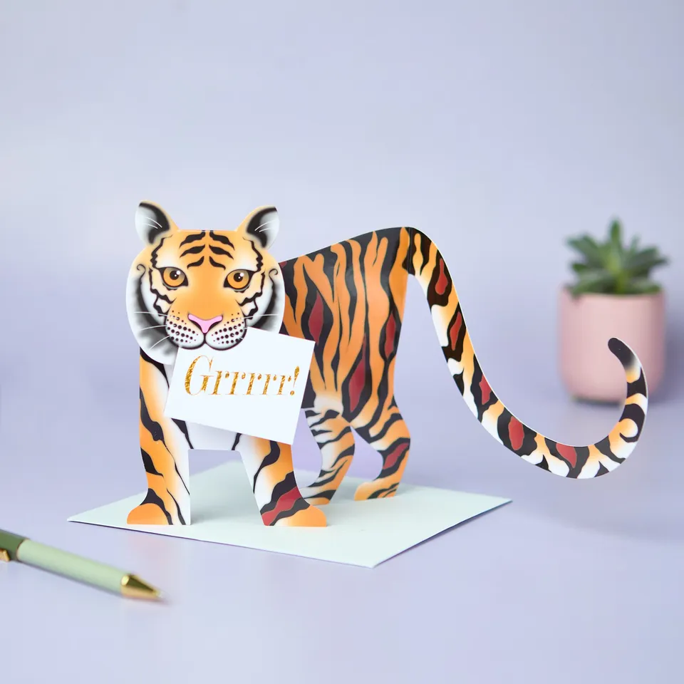 otter-house-wildlife-tiger-tyger-3d-gru-karte image 1