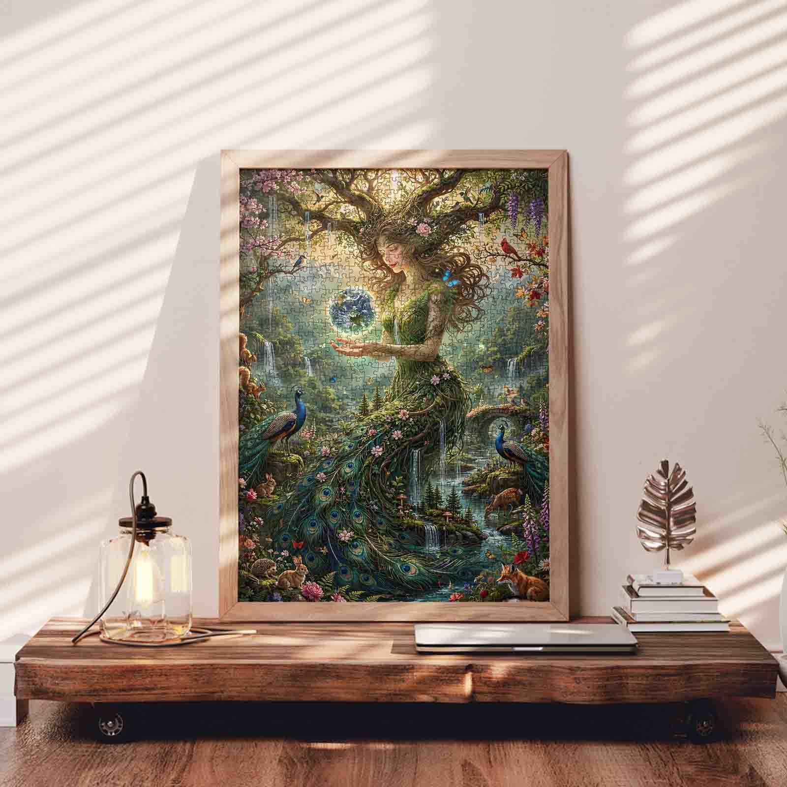 tucocoo-enchanted-mother-nature-forest-puzzle-1000-teile-waldfee image 3