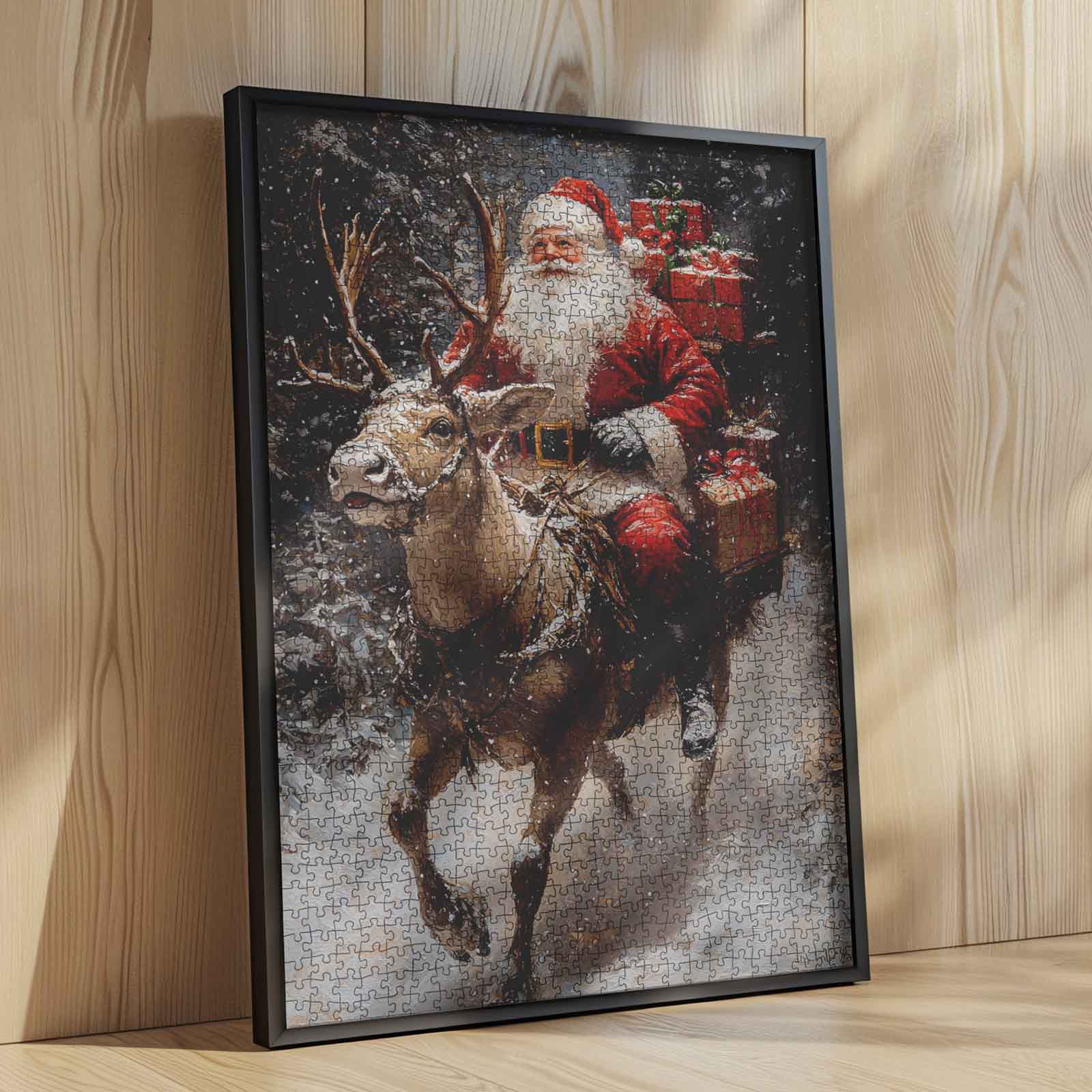 tucocoo-santa-riding-reindeer-puzzle-1000-teile image 4