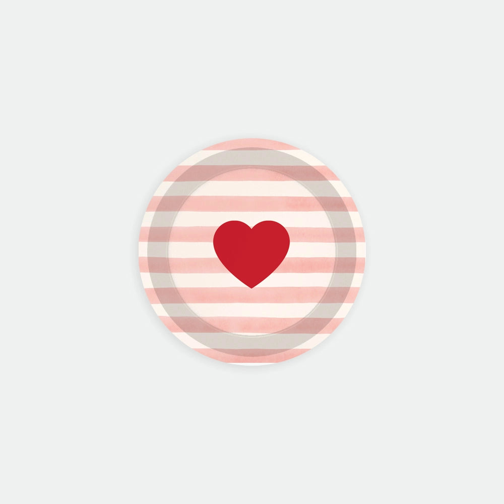 all-the-ways-to-say-pink-stripes-untersetzer-holz-herz-11cm image 1