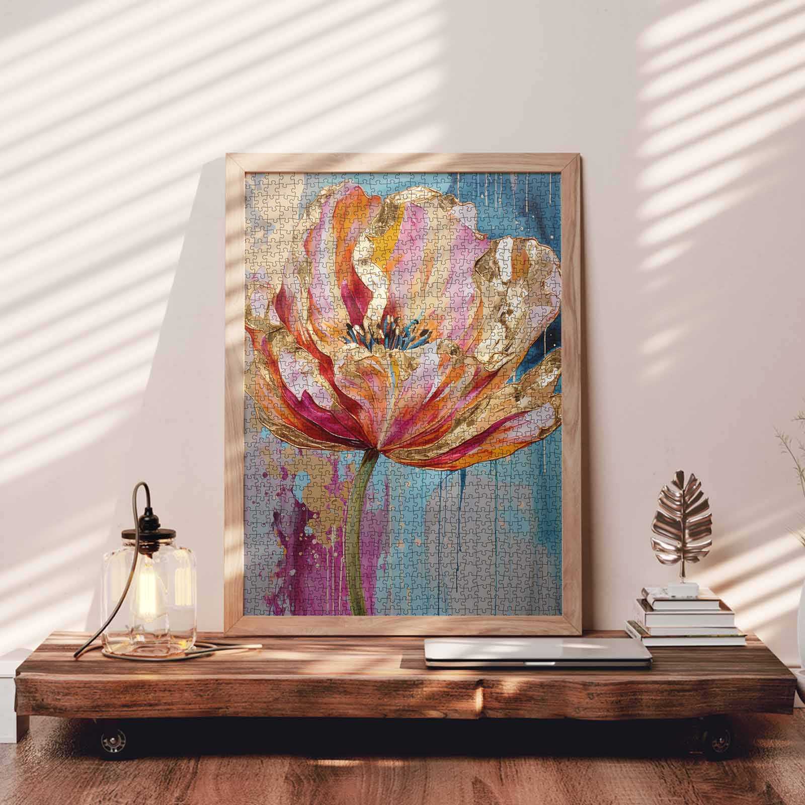 tucocoo-golden-blooming-flower-puzzle-1000-teile image 3