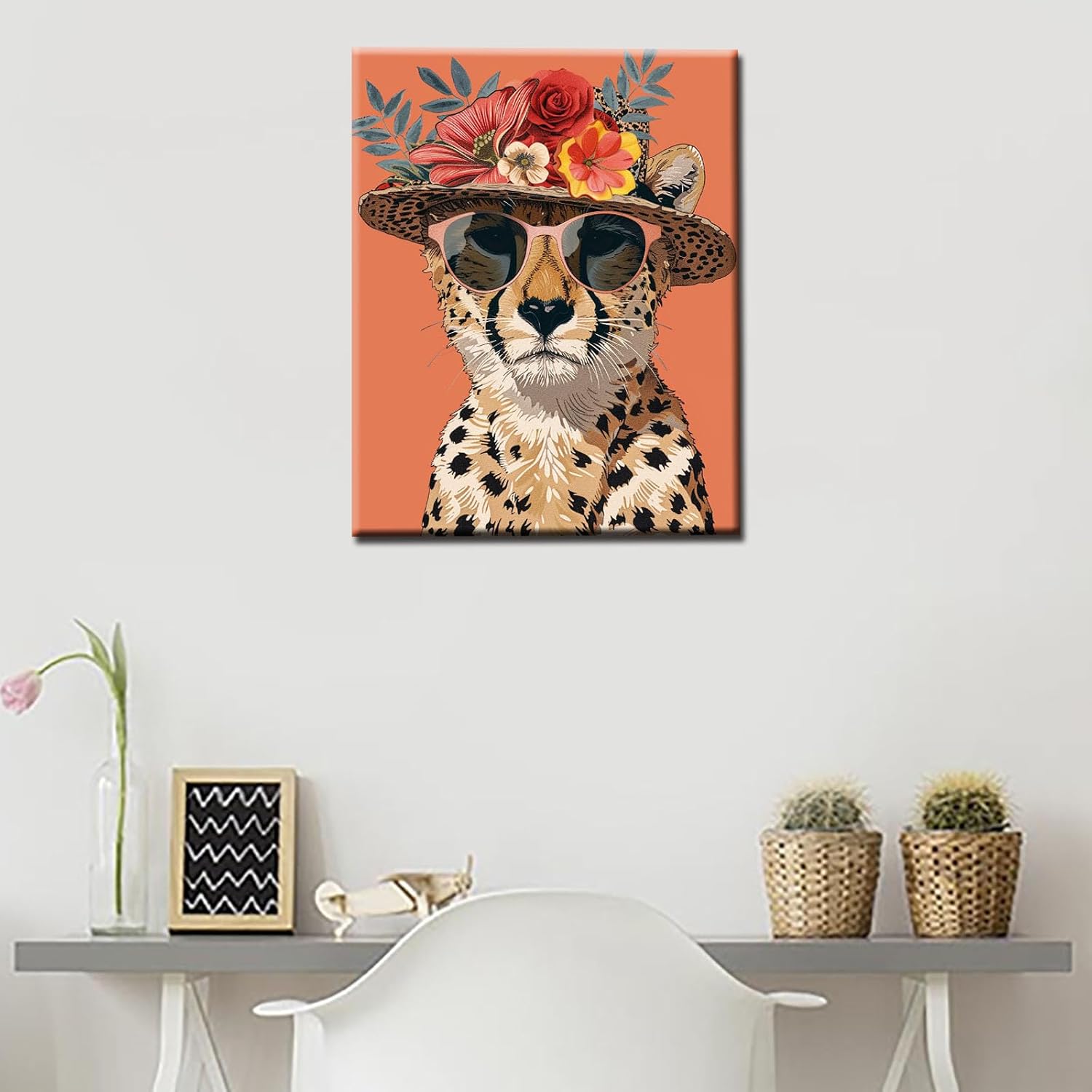 tucocoo-leopard-wearing-shades-malen-nach-zahlen-40x50-leopard image 2
