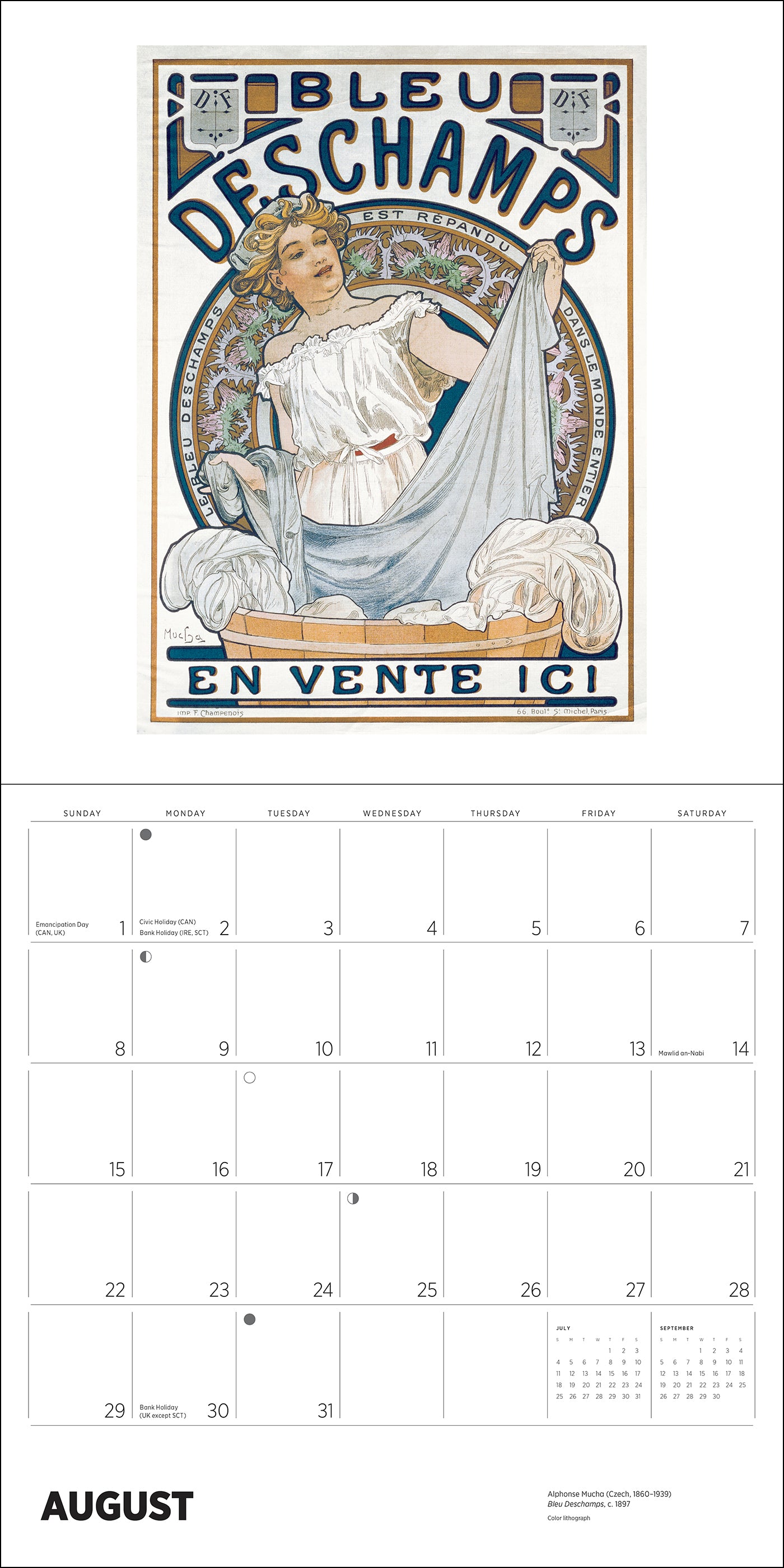 pomegranate-mucha-2027-wandkalender-jugendstil image 6
