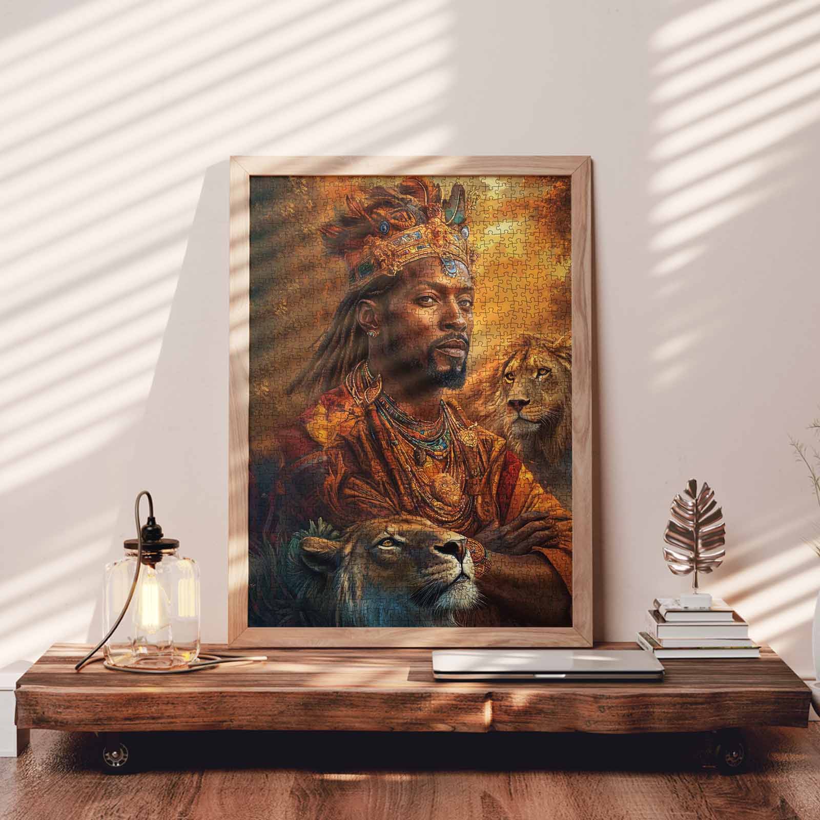 tucocoo-king-of-the-wild-with-loyal-lion-puzzle-1000-teile image 3