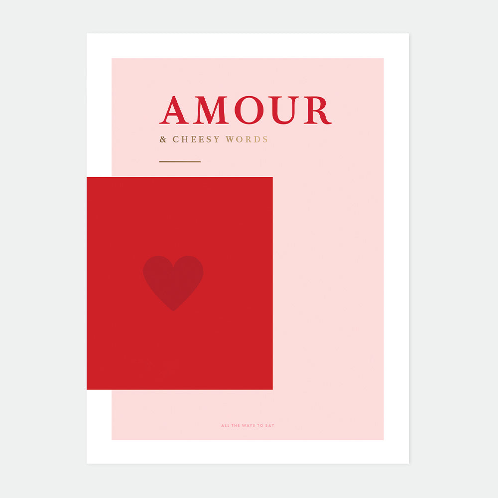 all-the-ways-to-say-amour-poster-50x70-cm-minimalistisch image 1