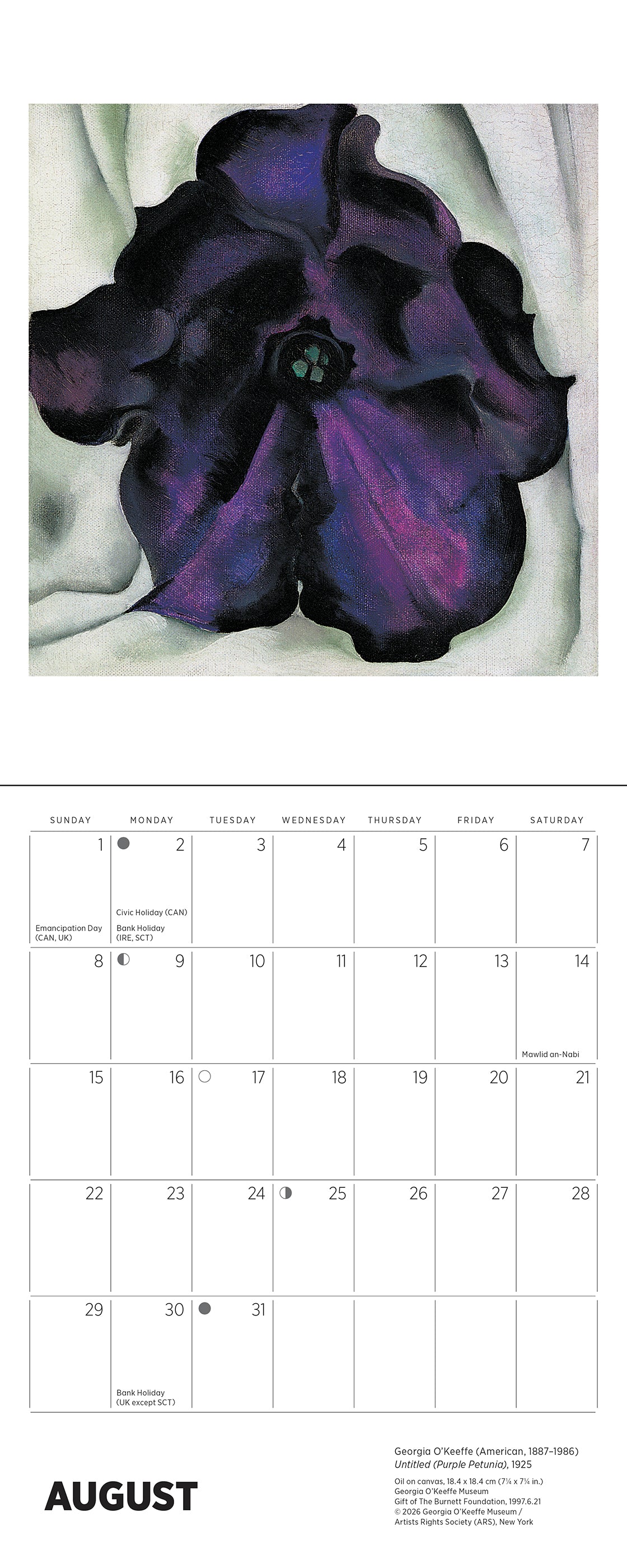 pomegranate-georgia-o-keeffe-2027-mini-wandkalender-blumenkunst image 4