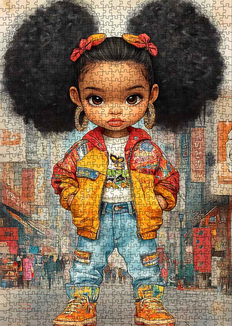 tucocoo-jigsaw-puzzles-stylish-girl-puzzle-1000-teile image 2