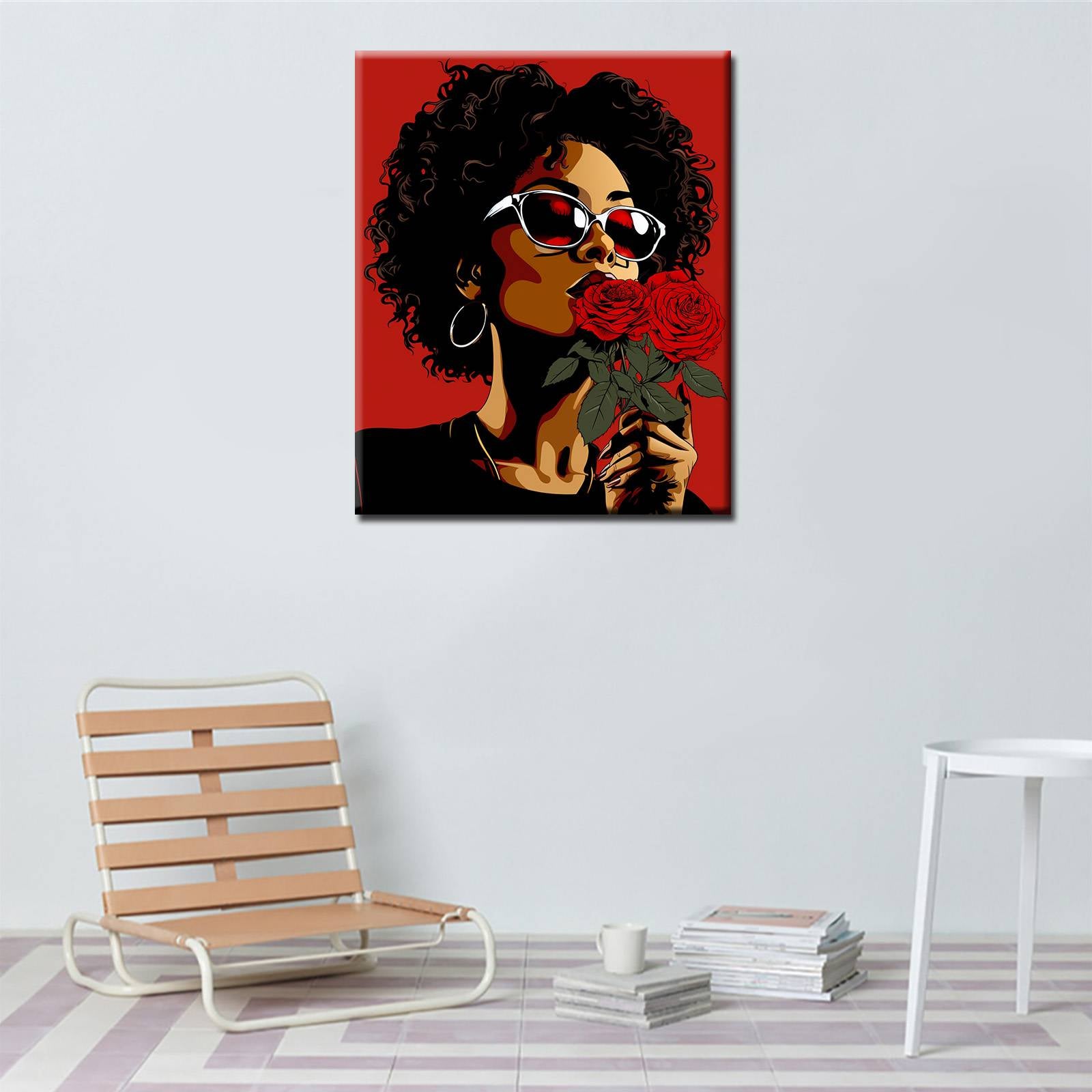 tucocoo-elegant-woman-with-red-rose-malen-nach-zahlen-40x50-ohne-rahmen image 3