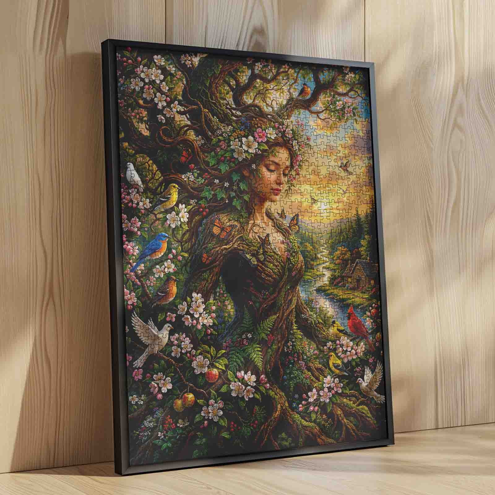 tucocoo-enchanted-tree-goddess-puzzle-1000-teile-waldmotiv image 4
