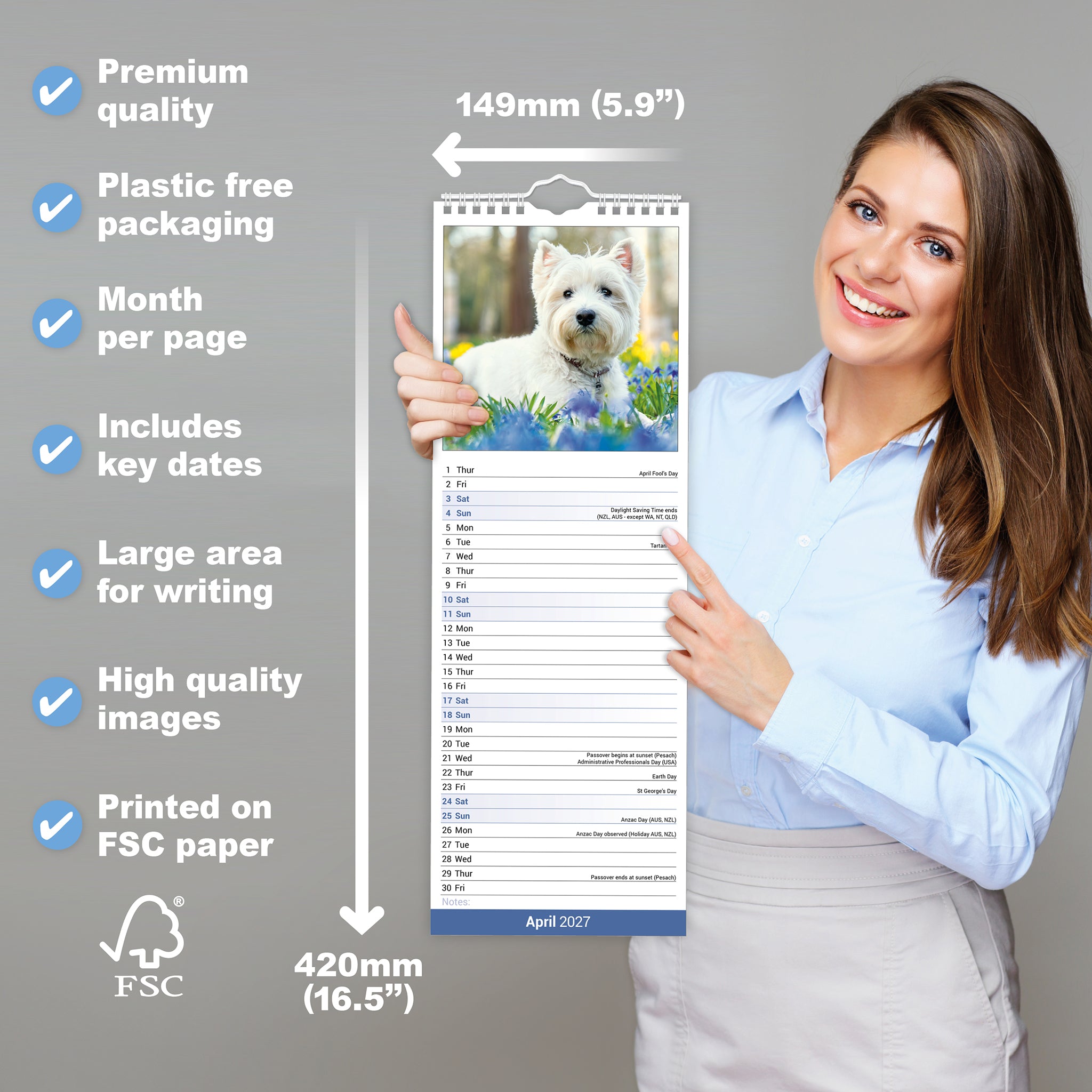otter-house-west-highland-white-terrier-slim-kalender-2027-hunde image 4