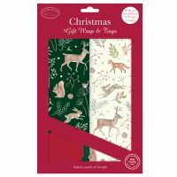 otter-house-forest-foliage-geschenkpapier-weihnachten-10er image 1