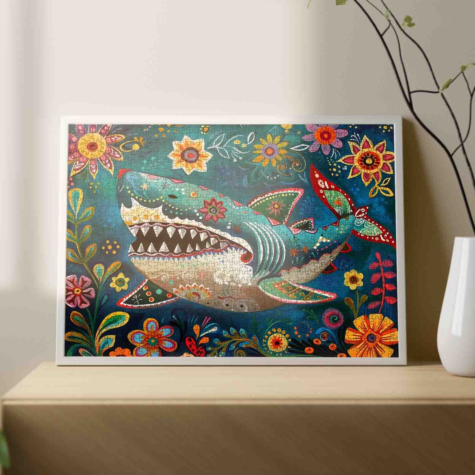 tucocoo-fierce-shark-puzzle-1000-teile-hai-meerestiere image 3