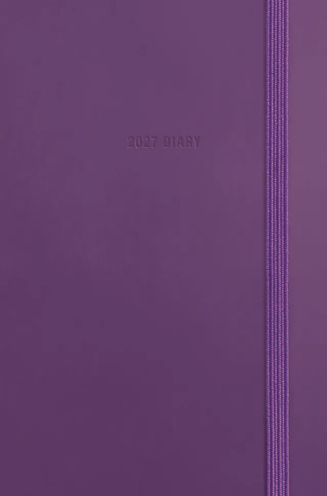 otter-house-fashion-diary-taschenkalender-2027-lila-soft-touch image 1