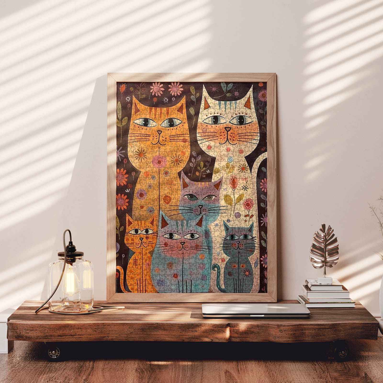 tucocoo-jigsaw-puzzles-cats-family-puzzle-1000-teile-katzen image 3