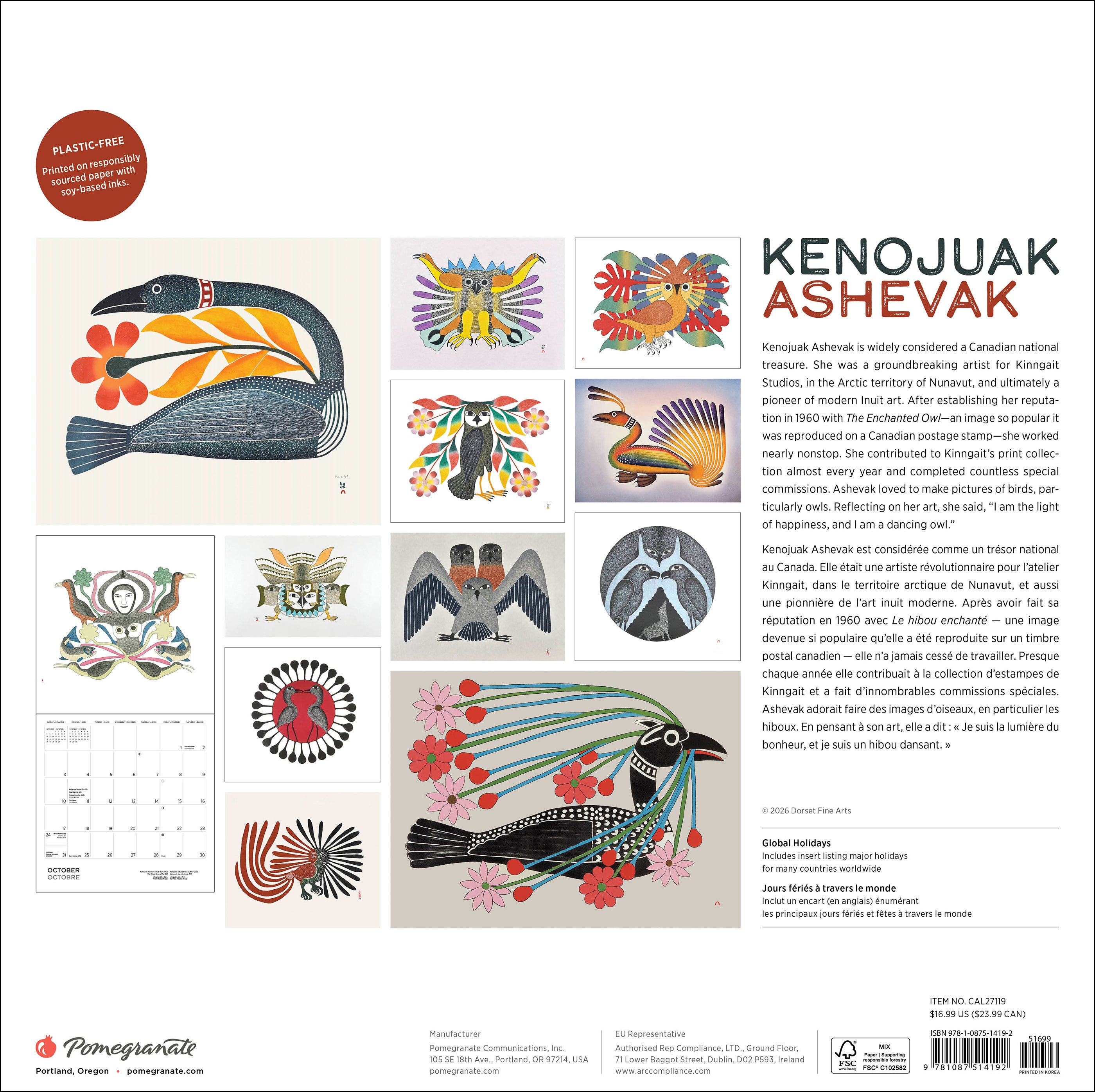pomegranate-kenojuak-ashevak-2027-wandkalender-inuit image 8
